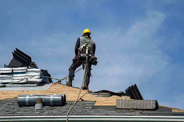 Professional Roof Installation technician working in Vanderpool, TX